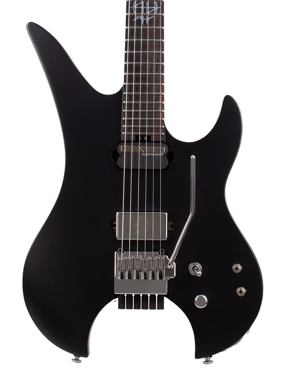 Schecter Synyster Gates Custom-6 Headless Electric Guitar in Black